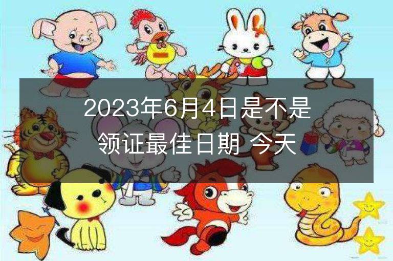 2023年6月4日是不是領證最佳日期 今天領證會幸福嗎