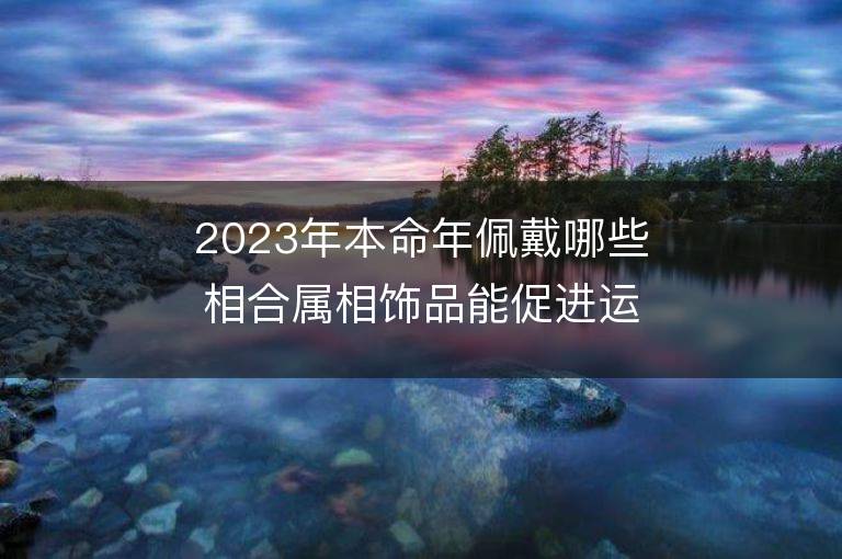 2023年本命年佩戴哪些相合屬相飾品能促進運勢