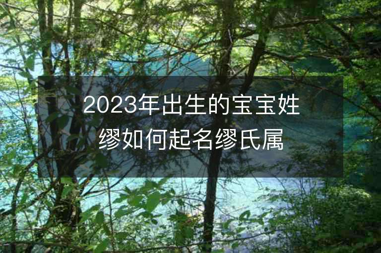 2023年出生的寶寶姓繆如何起名繆氏屬兔小孩的免費(fèi)名字推薦