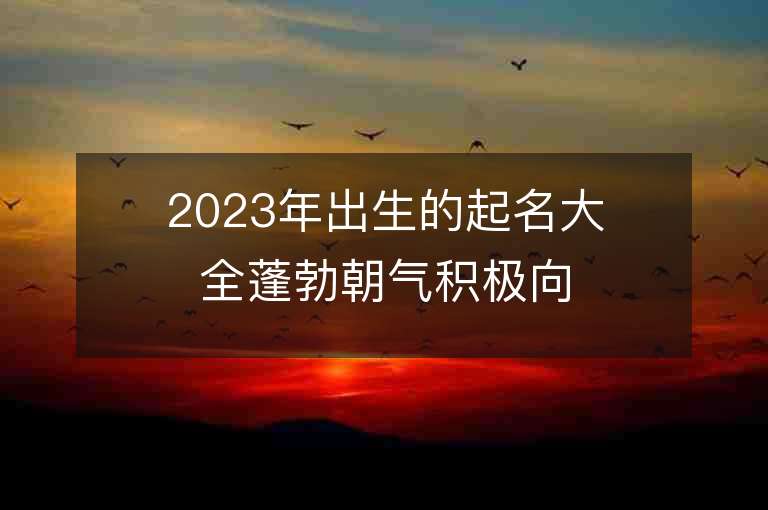 2023年出生的起名大全蓬勃朝氣積極向上的屬兔寶寶起名