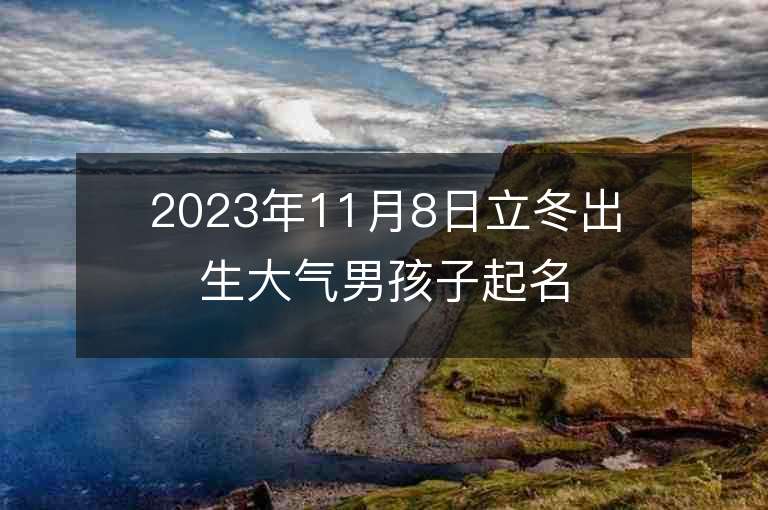 2023年11月8日立冬出生大氣男孩子起名