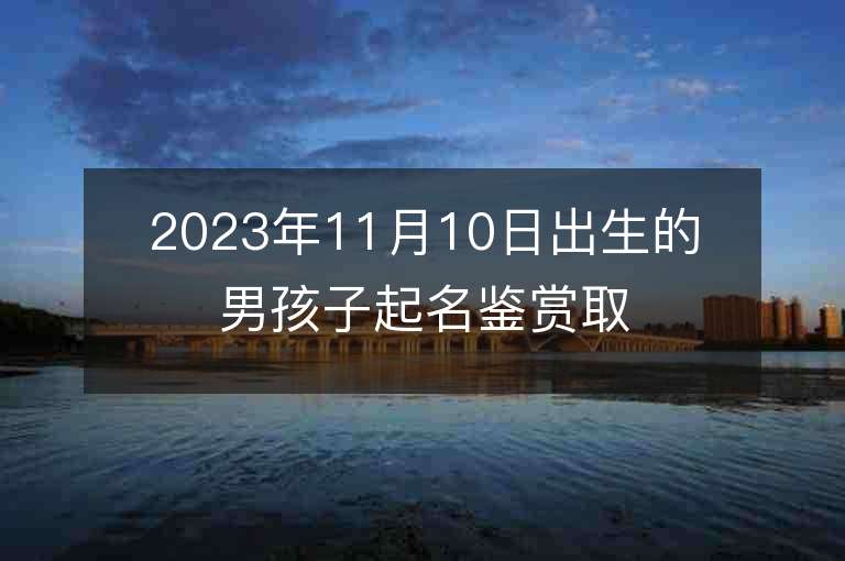 2023年11月10日出生的男孩子起名鑒賞取名技巧分享