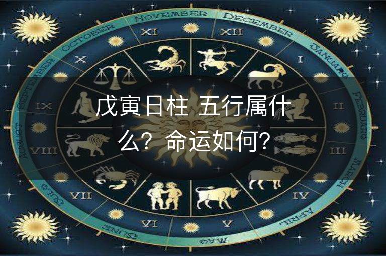 戊寅日柱 五行屬什么？命運(yùn)如何？