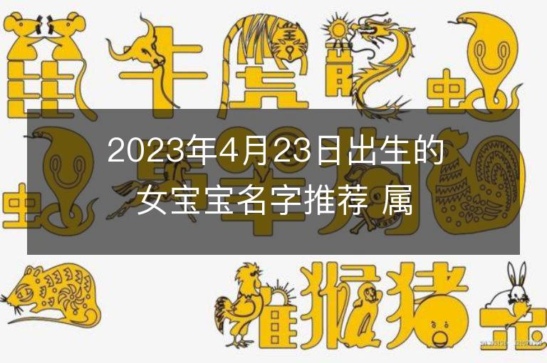 2023年4月23日出生的女寶寶名字推薦 屬兔女孩寶取名大全