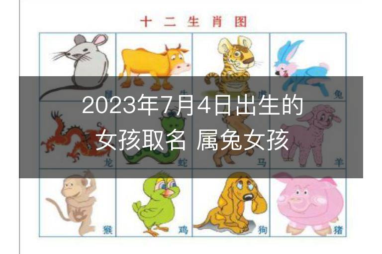 2023年7月4日出生的女孩取名 屬兔女孩有氣質(zhì)名字