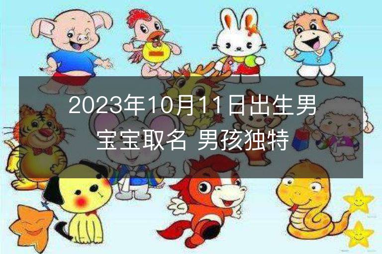 2023年10月11日出生男寶寶取名 男孩獨特好聽的兔寶寶名字