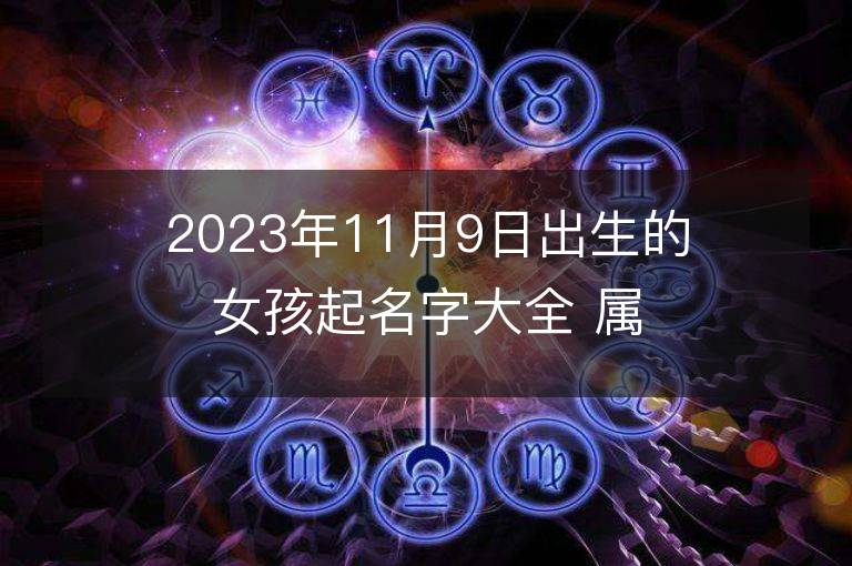 2023年11月9日出生的女孩起名字大全 屬兔女寶寶取名方法