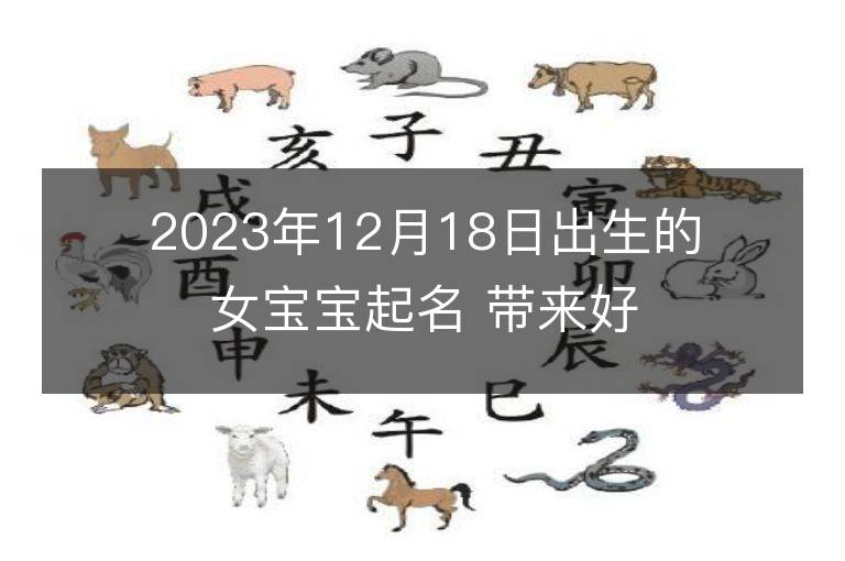 2023年12月18日出生的女寶寶起名 帶來好運的男孩名字大全