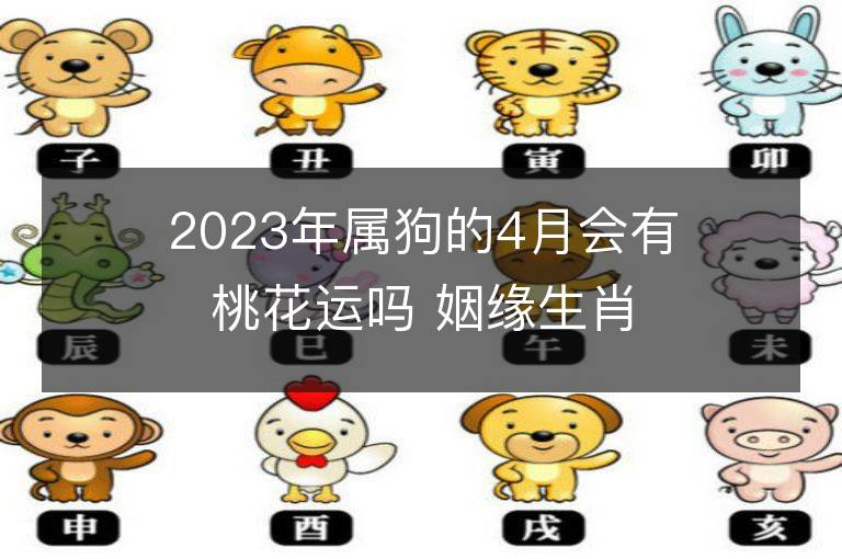 2023年屬狗的4月會有桃花運嗎 姻緣生肖是誰