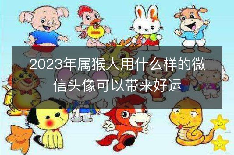 2023年屬猴人用什么樣的微信頭像可以帶來好運