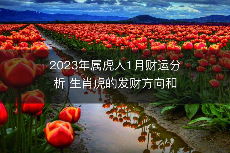 2023年屬虎人1月財(cái)運(yùn)分析 生肖虎的發(fā)財(cái)方向和貴人