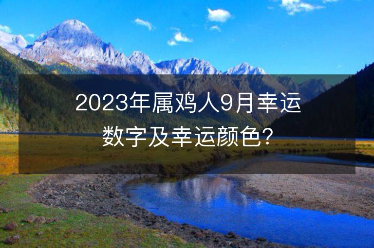 2023年屬雞人9月幸運數字及幸運顏色？用對了招財聚財！