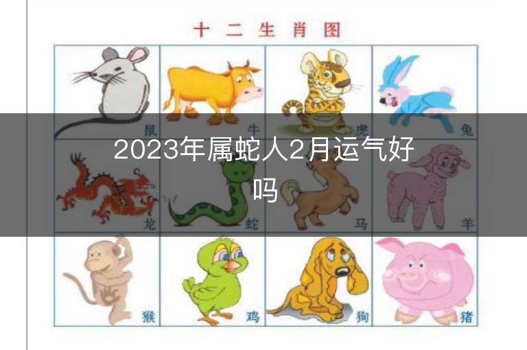 2023年屬蛇人2月運(yùn)氣好嗎