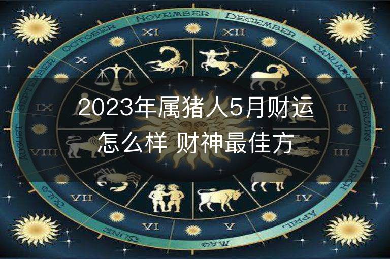 2023年屬豬人5月財運怎么樣 財神最佳方位