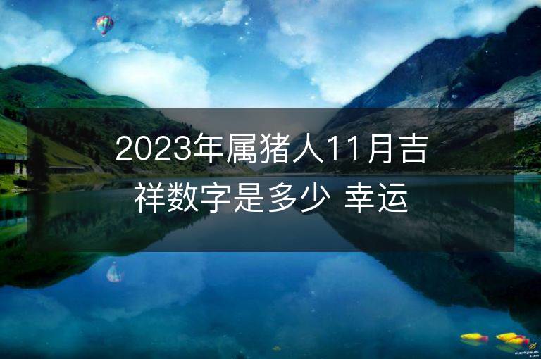 2023年屬豬人11月吉祥數(shù)字是多少 幸運(yùn)色是什么