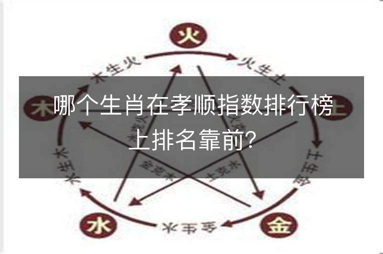 哪個(gè)生肖在孝順指數(shù)排行榜上排名靠前？