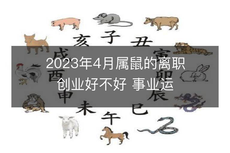 2023年4月屬鼠的離職創業好不好 事業運勢分析