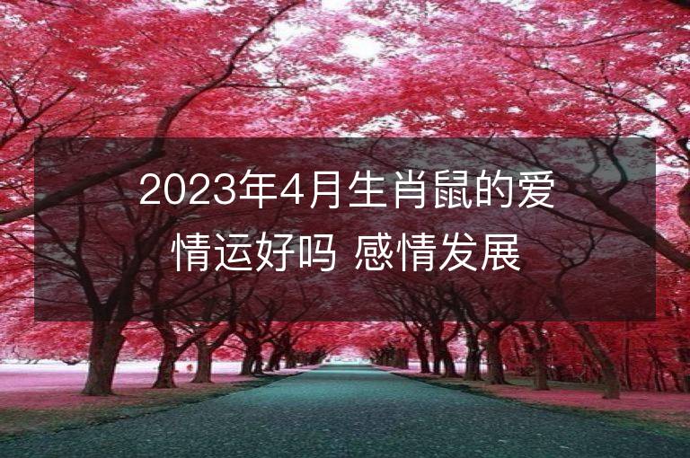 2023年4月生肖鼠的愛情運好嗎 感情發展順利